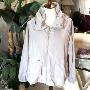 SZ S NWOT LIGHTWEIGHT WINDBREAKER JACKET GRAY